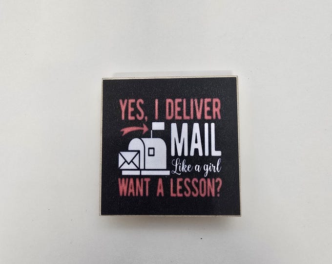 Letter carrier, rural carrier, usps , postal carrier fridge magnet