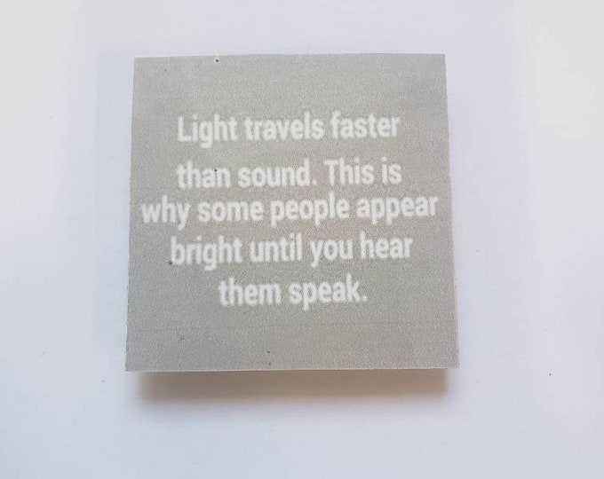 Sarcastic funny fridge magnet