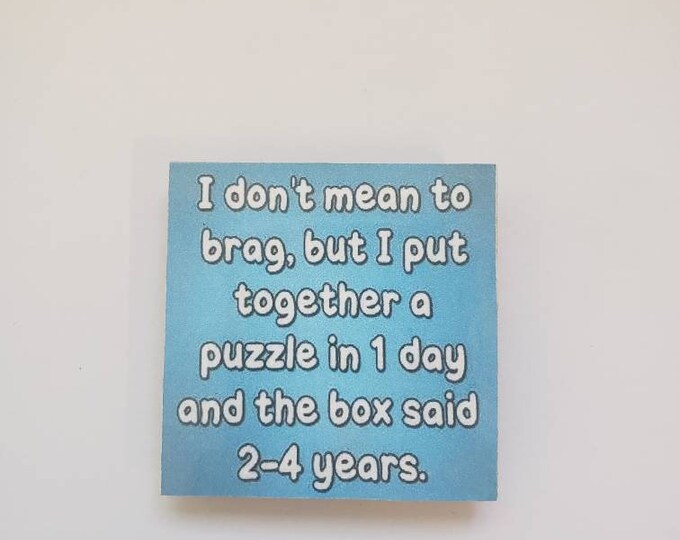 Sarcastic funny fridge magnet