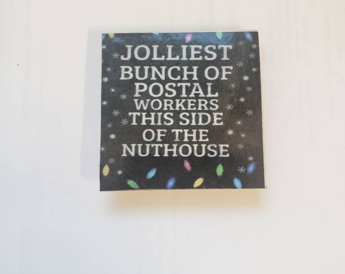 Postal worker, usps, letter carrier magnet