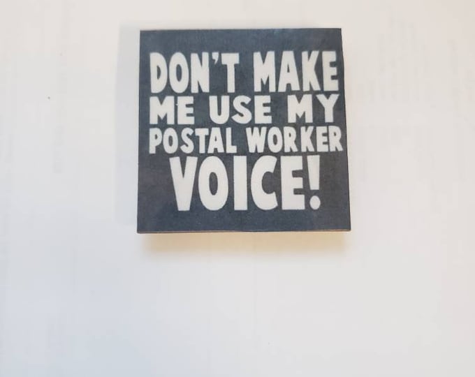 Postal worker, usps, letter carrier magnet