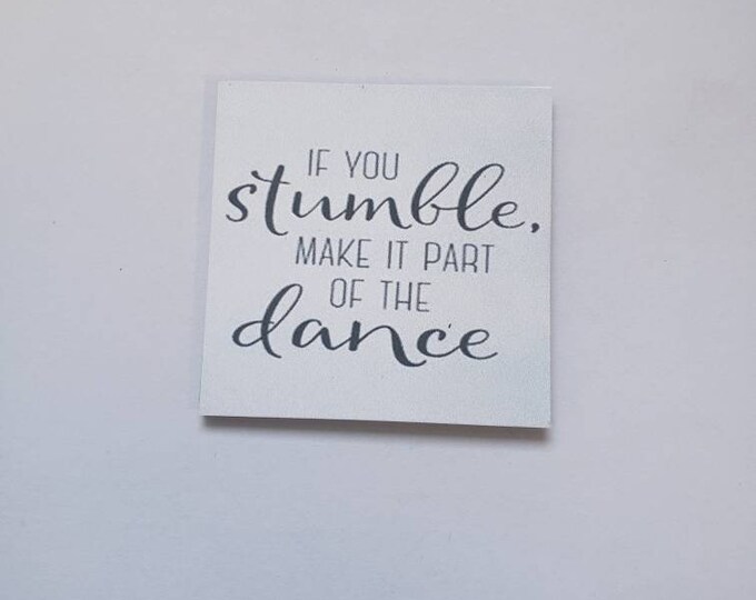 Inspirational fridge magnet