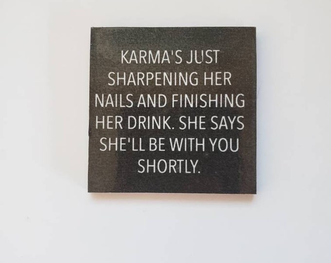 Funny sarcastic magnet
