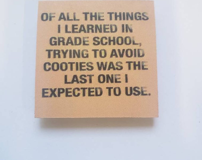 Sarcastic funny fridge magnet