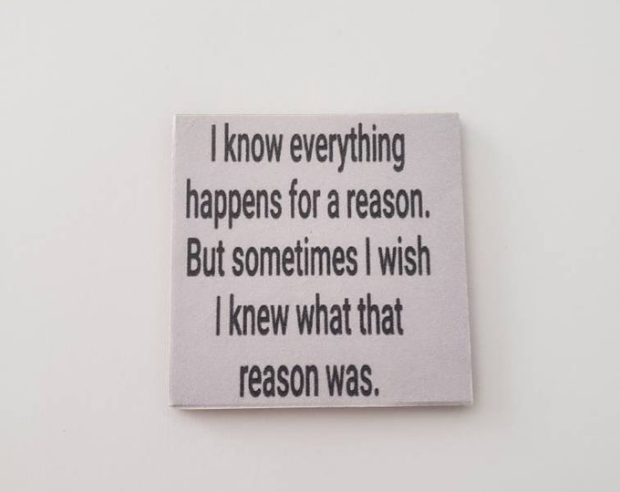 Inspirational positive fridge magnet