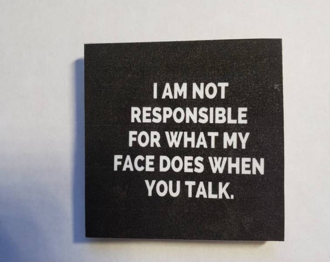 Sarcastic fridge magnet
