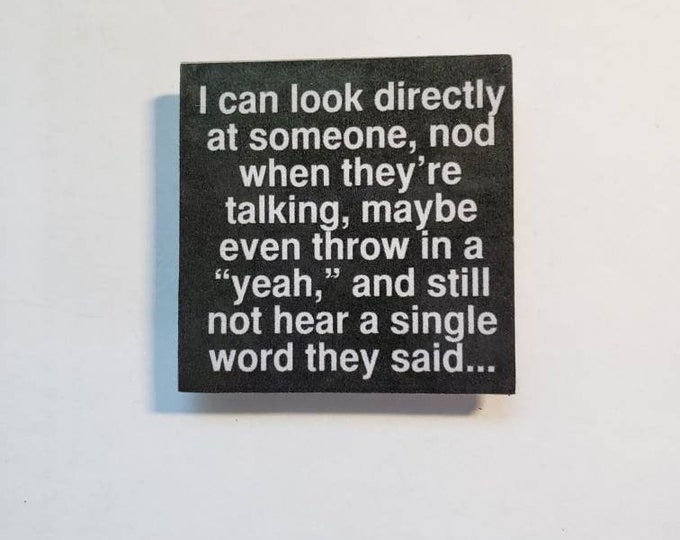 Funny sarcastic fridge magnet