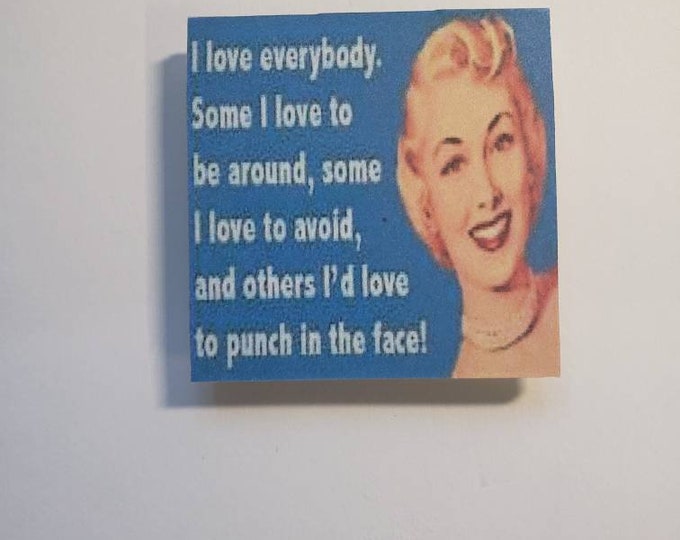 Sarcastic funny fridge magnet