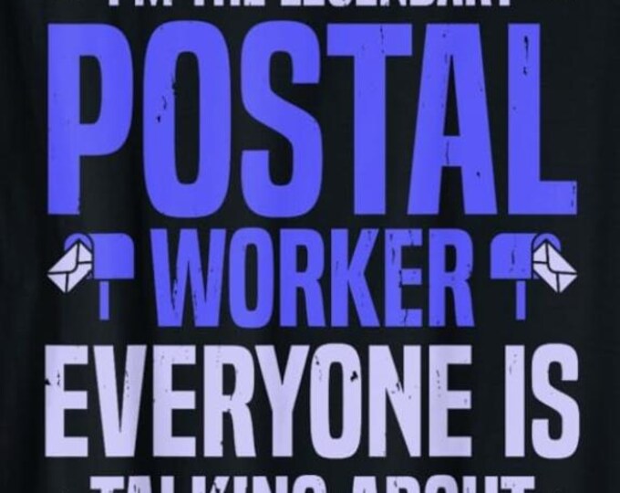 Postal worker, usps, letter carrier magnet