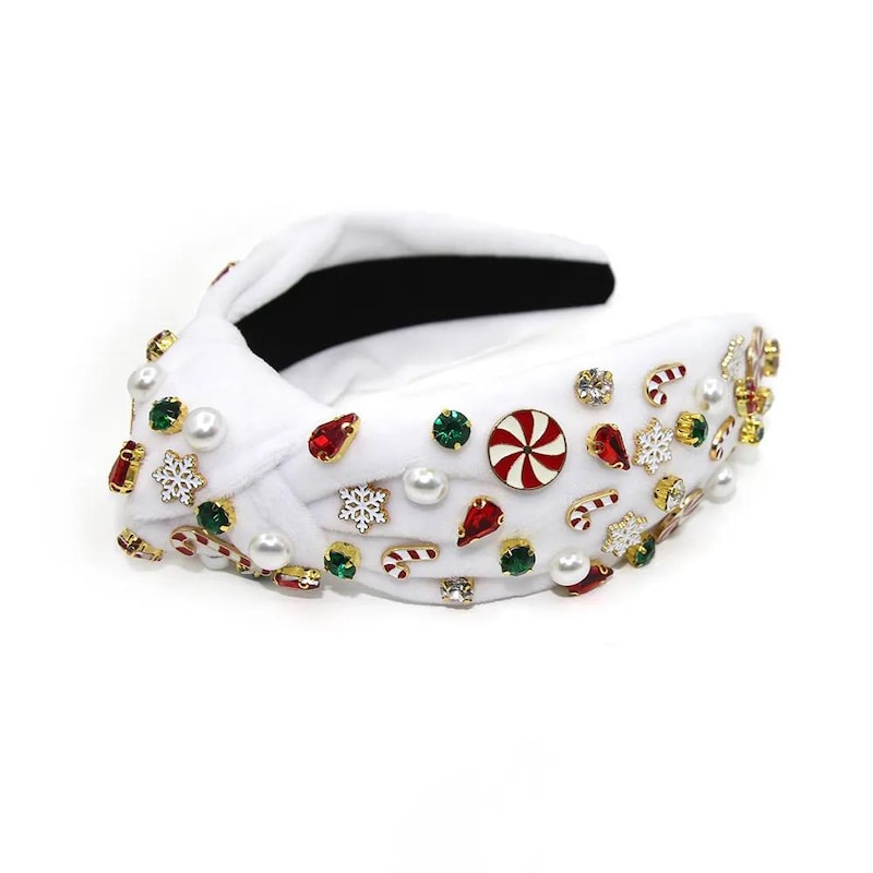 Braided Pearl String Headband