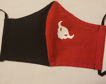 Toothless tail inspired washable reusable face mask