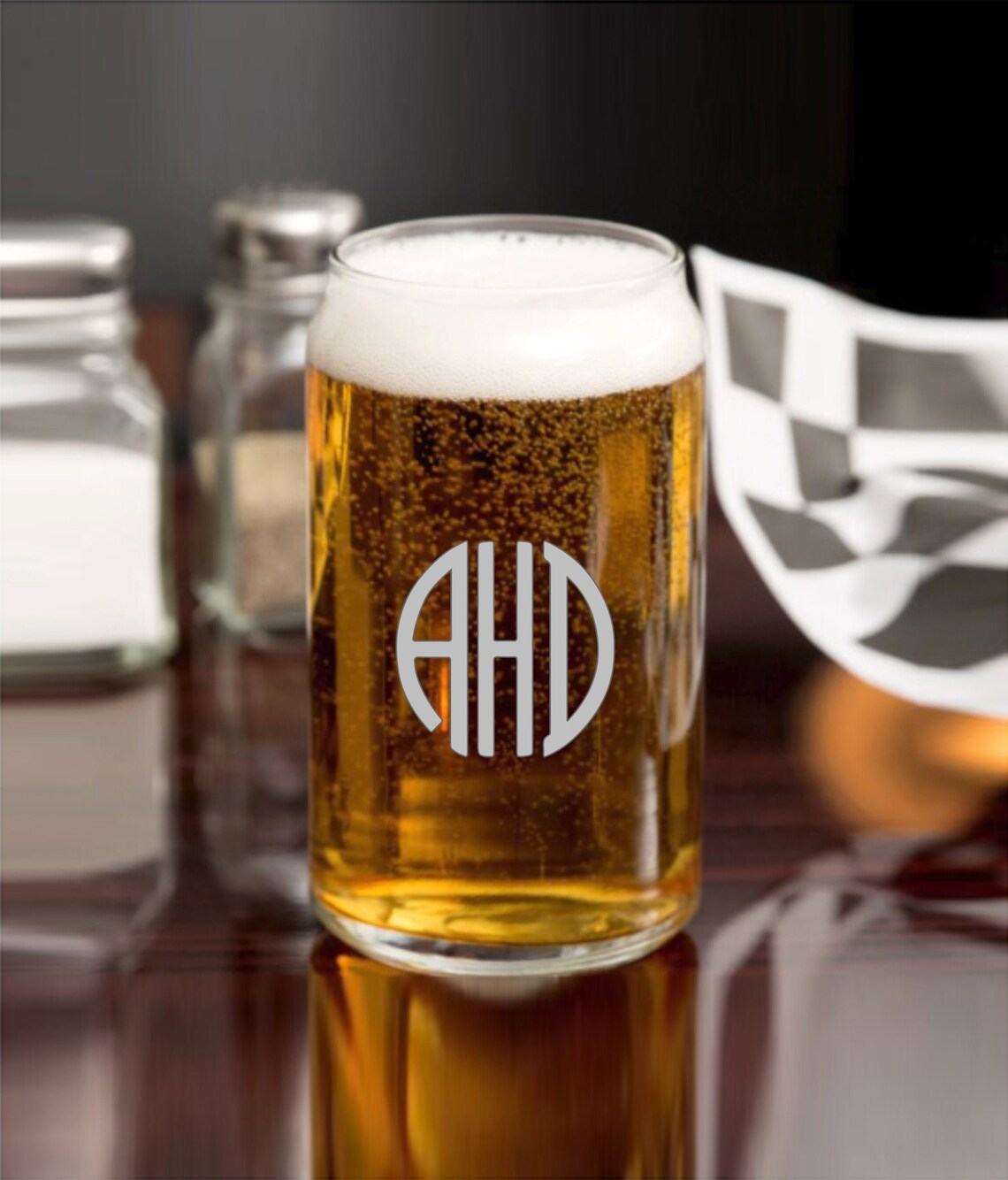 12/case Personalized Beer Can Glass Personalized Can Glass Etsy