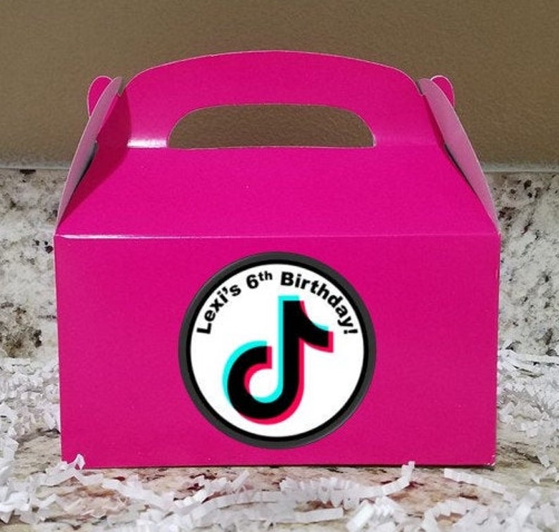 Pegatinas impresas TikTok Treat Boxes TikTok Candy Bags Etsy