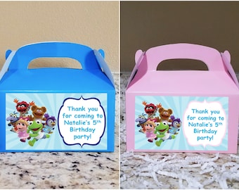 Labels Available - Muppet Babies Treat Boxes, Muppet Babies Candy Bags, SCROLL ---> All PHOTOS for more information