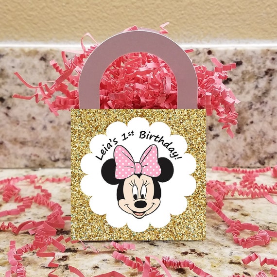 Minnie Mouse Treat Boxes Minnie Mouse Popcorn Boxes Minnie | Etsy