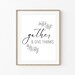Gather and Give Thanks, Fall Printable, Autumn Printable, Thanksgiving ...