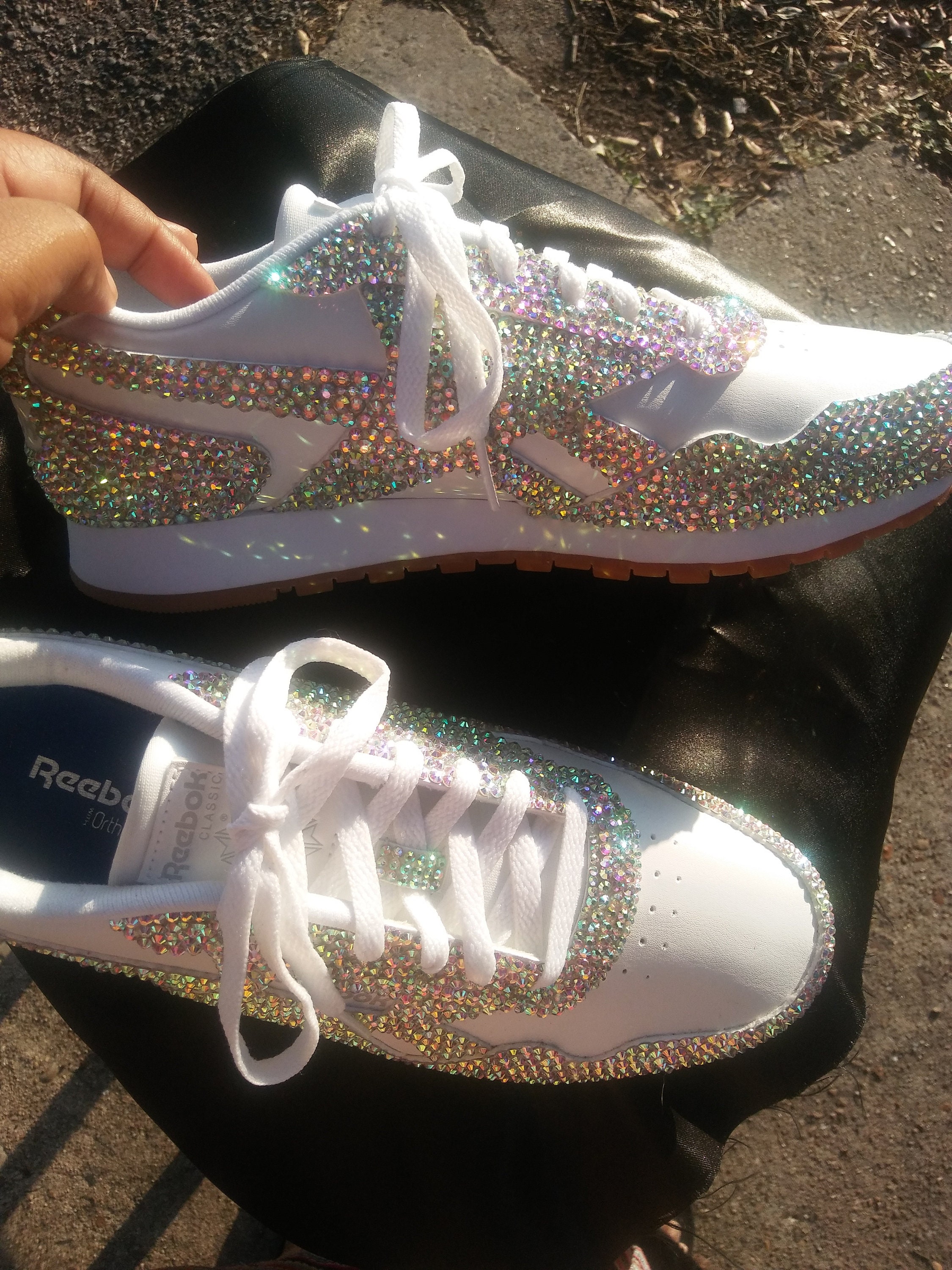 Bling Reeboks Etsy