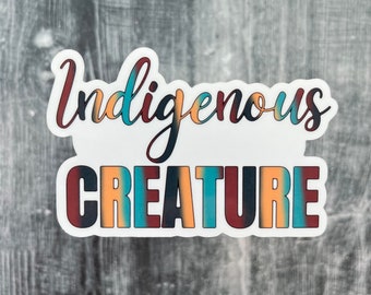 Indigenous Creature sticker