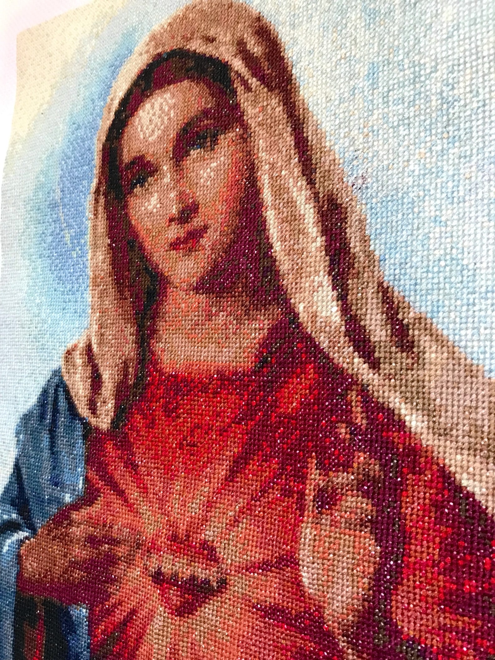 Sainte Vierge Marie Cœur Immaculé / SacréCœur de Marie / Etsy France
