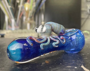 Cute Baby Octopus Glass Pipe