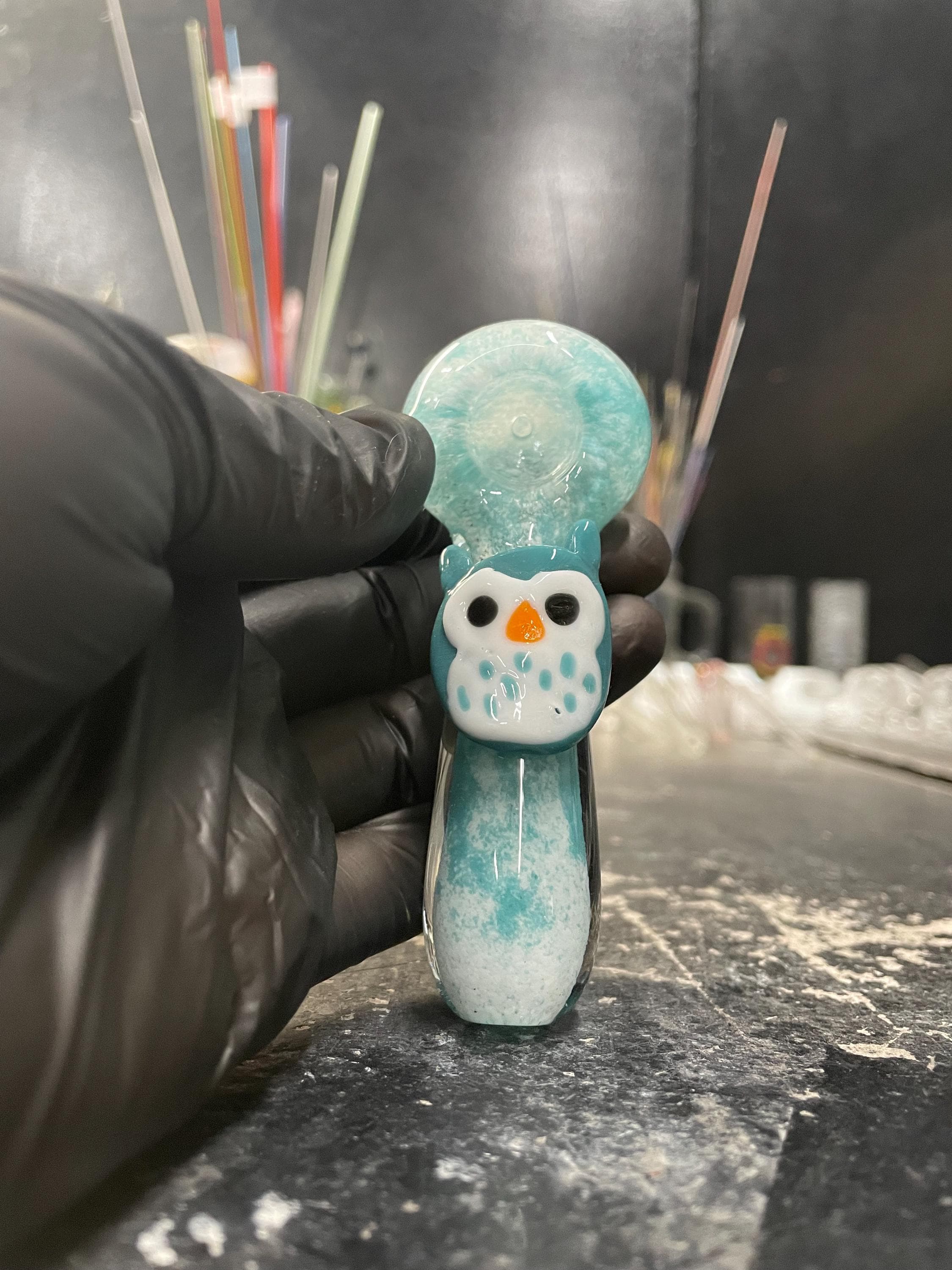 Owl Glass Pipe
