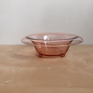 Vintage Pink Glass Bowl