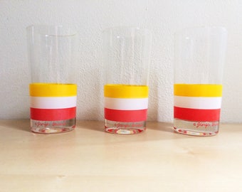 Vintage Georges Briard Tumblers-Set of Three