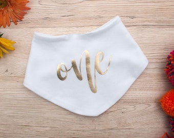 Bandana Baby Dribble Bib | First Birthday Gift | One Year Old