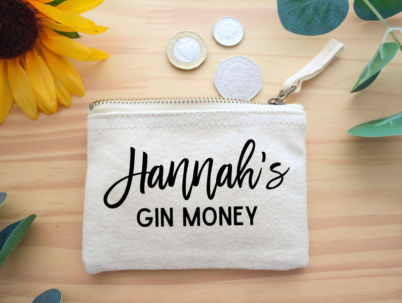 Custom Coin Purse with Personalised Name Unique Gifts for Etsy