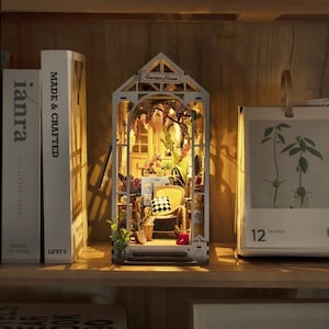 Diy Miniature House Book Nook Kit: Garden House