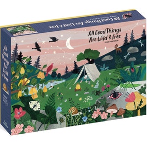 All Good Things Are Wild and Free 1,000-Piece Puzzle Brand New