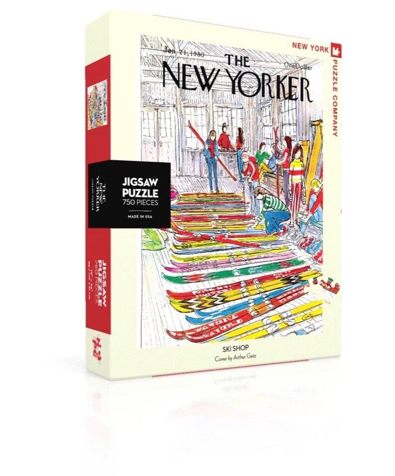 Ski Shop 750 Piece Jigsaw Puzzle New Yorker Jigsaw Puzzle Etsy
