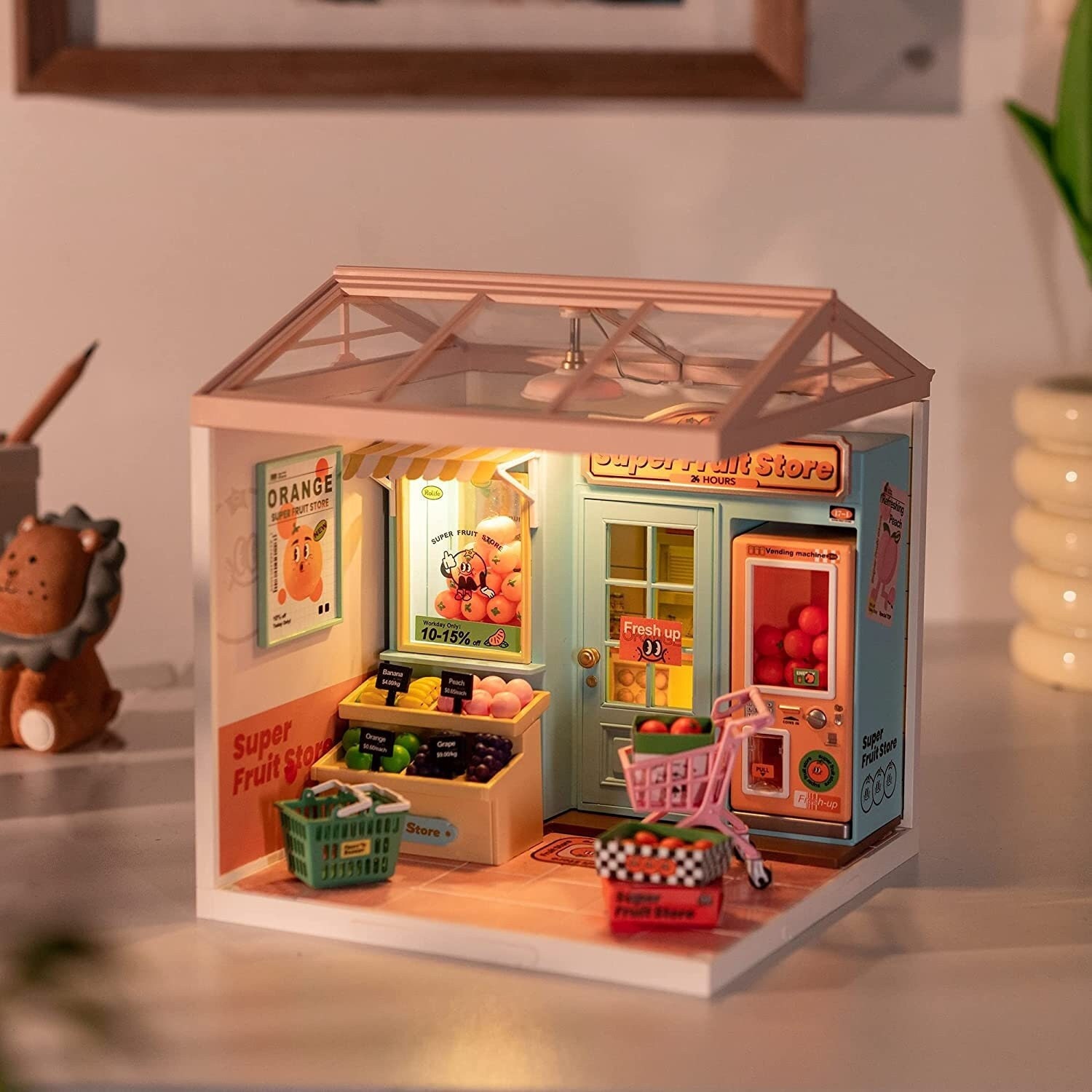 Dollhouse with paper doll no.1 PDF - DailyDoll Shop