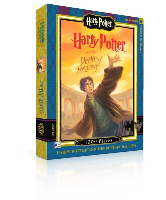Deathly Hallows Harry Potter 1000 Piece Jigsaw Puzzle, Harry Book Cover 1000  Piece Jigsaw Puzzle 