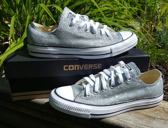 custom glitter converse
