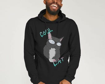 Sudadera con capucha Cool Cat para hombre