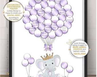 Royal Baby Shower| Lavender Baby Shower| Baby Shower Guestbook| Elephant Baby Shower| Spring Baby Shower| Lavender Elephant Shower