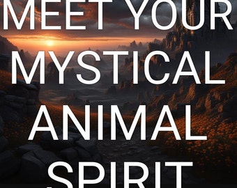 Custom Mystical Spirit Animal Guardian, Protector, Conjuring, Magical Remote Binding