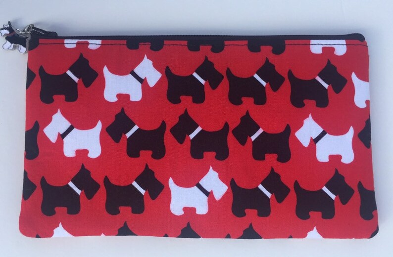 Scottish terrier pouchpencil pouchcoupon pouchsewing pouchgadget bag