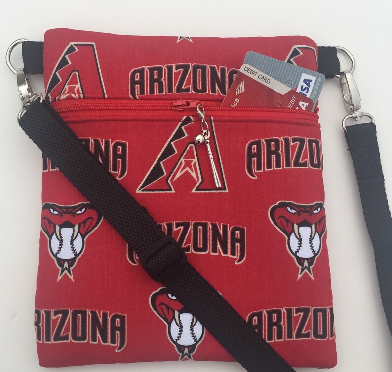Arizona Diamondbacks Crossbody Bag Small Purse Mlb Handbag Cross Body