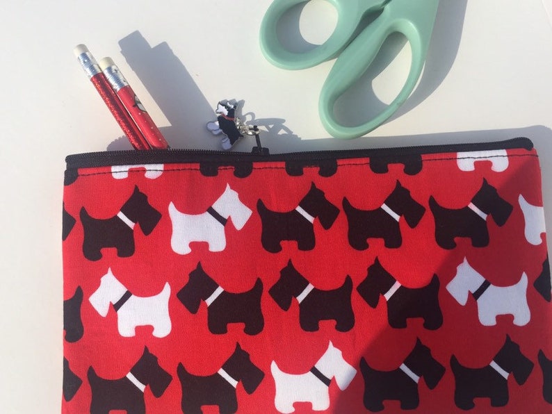 Scottish terrier pouchpencil pouchcoupon pouchsewing pouchgadget bag
