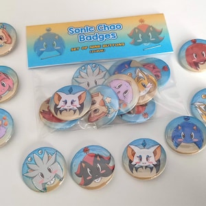 Spille Sonic Chao (25 mm) Confezione da 9