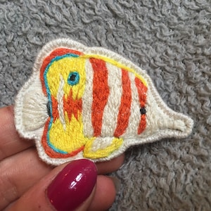 Butterflyfish pin/patch