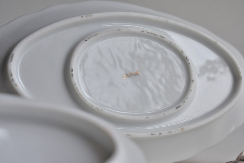 Salt Condiment Sugar Jelly Server w/ Spoon JAPAN Etsy