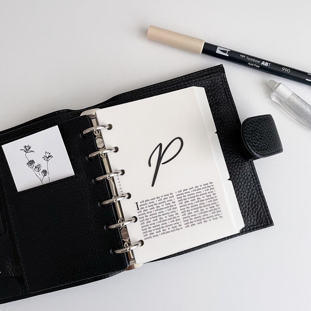 Minimal Planner Dashboard Transparent Planner Accessories Personal