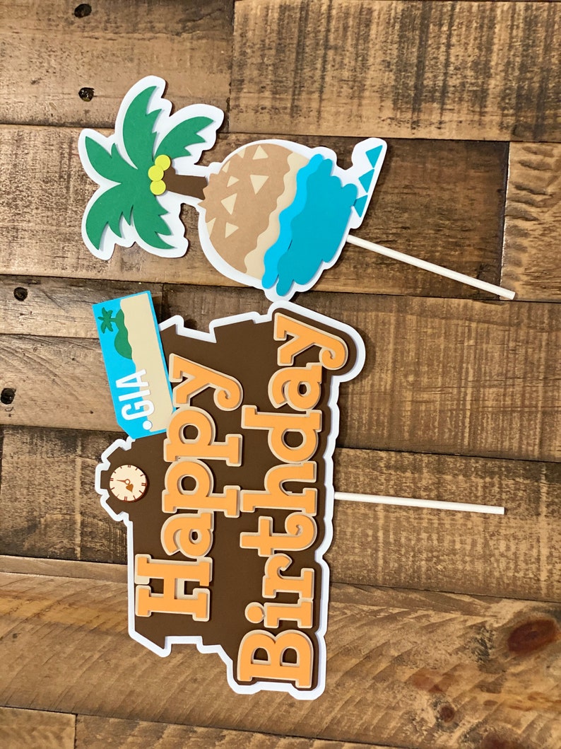 Animal Crossing Cake Topper Decoration | Etsy
