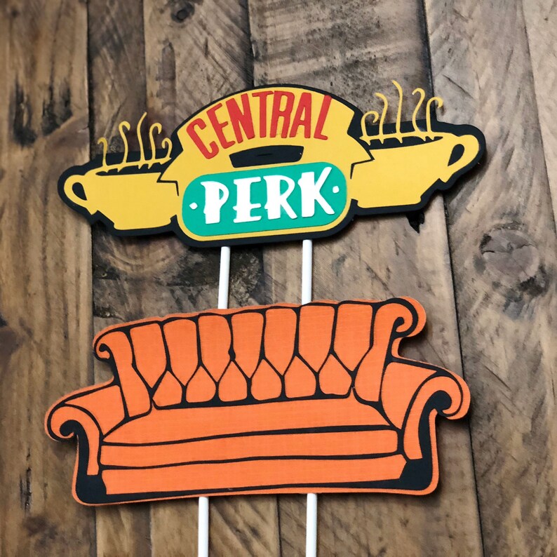 Friends Central perk Cake topper/ central perk sofa | Etsy