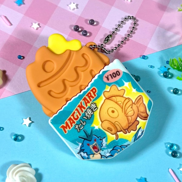 Portachiavi con ciondolo Magikarp Taiyaki - 7 cm