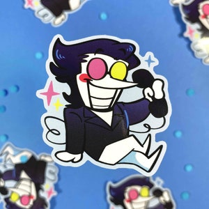 Spamton Deltarune Sticker - Die Cut Vinyl Sticker 2"