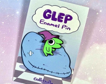 Smiling Friends Glep Hard Enamel Pin - 1in.